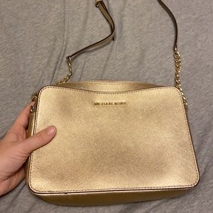 Gold MK crossbody